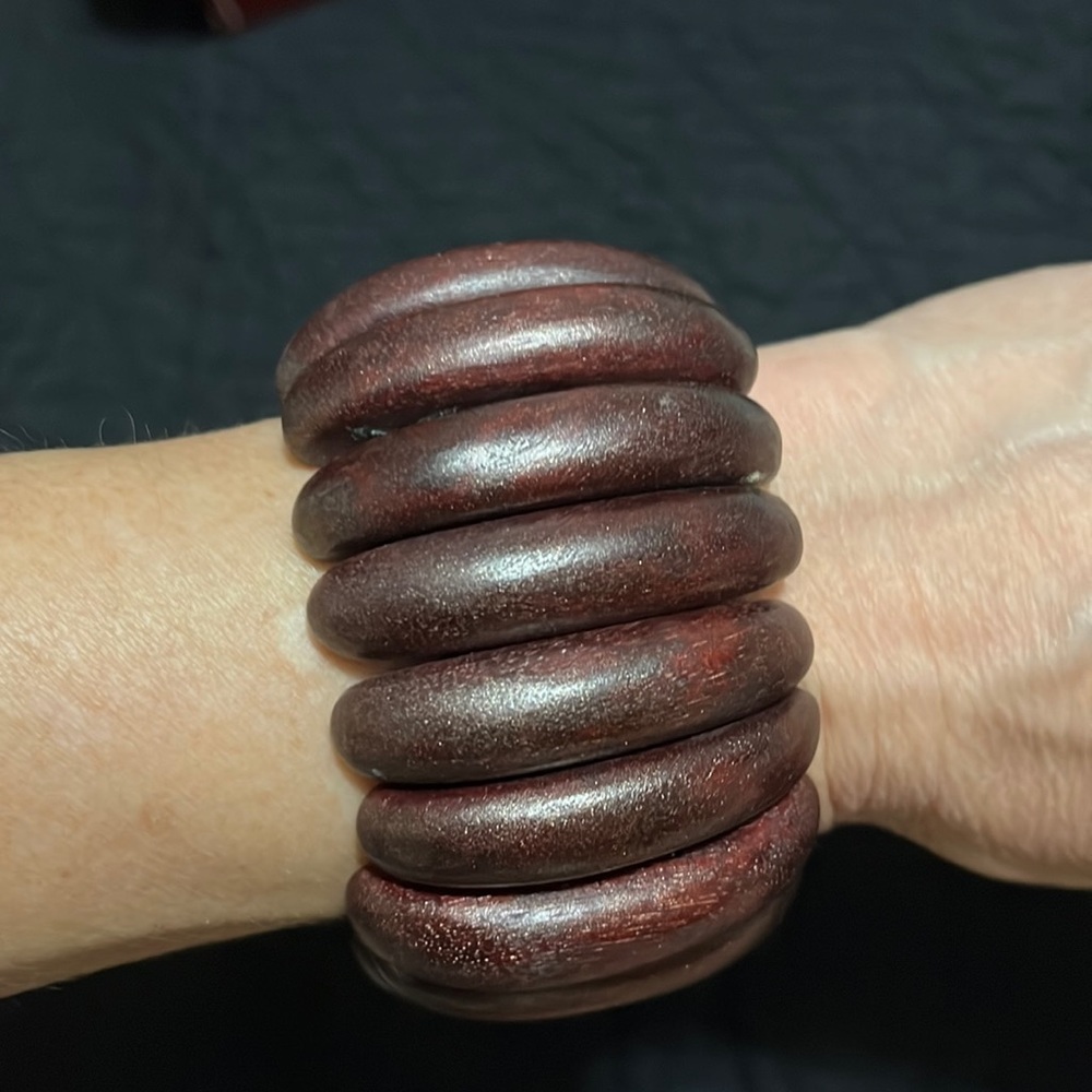 Vintage wooden bracelet